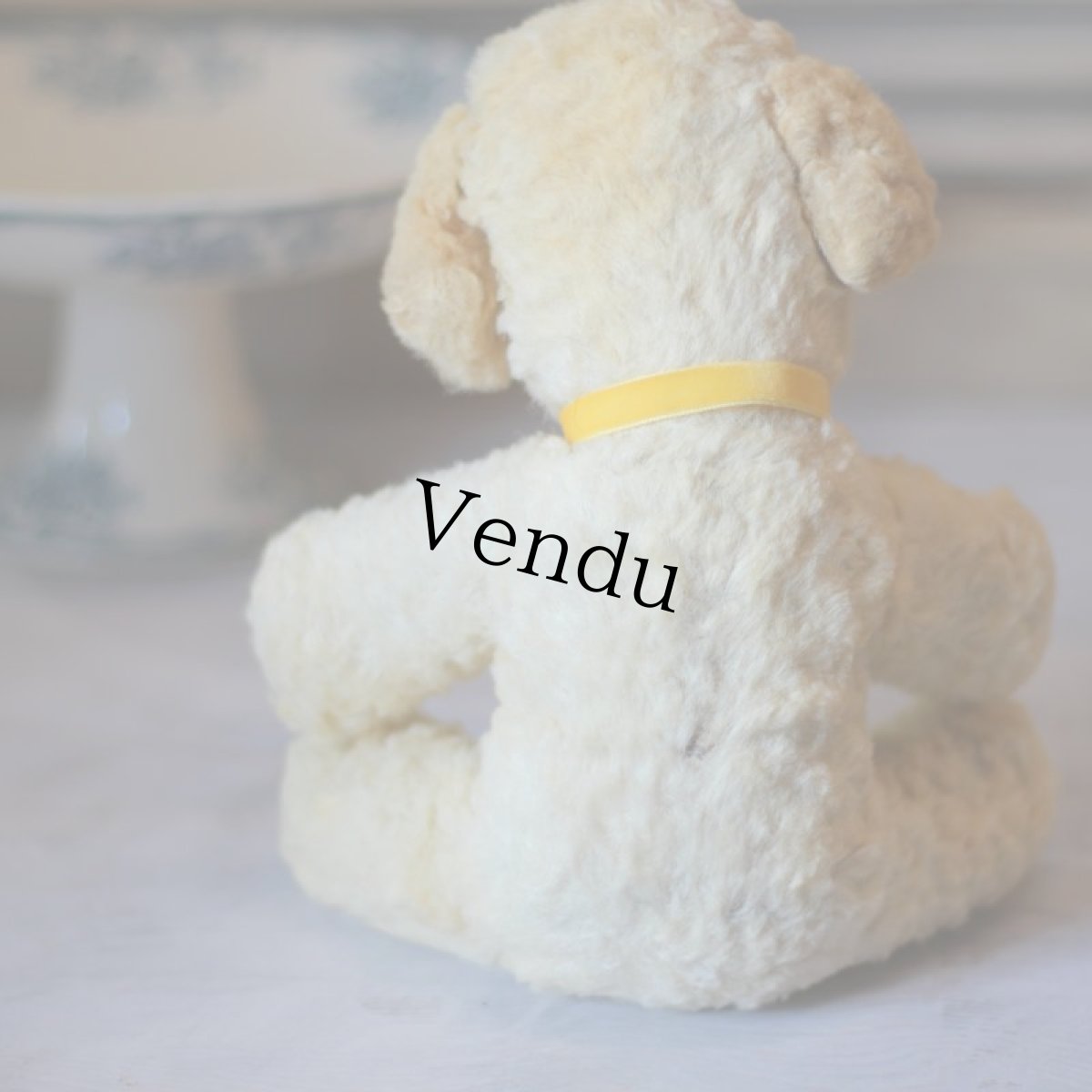 画像4: Ear Bell White Dog Bear (4)