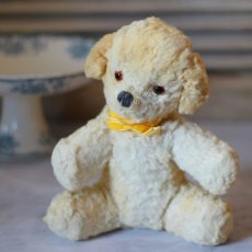 画像1: Ear Bell White Dog Bear (1)