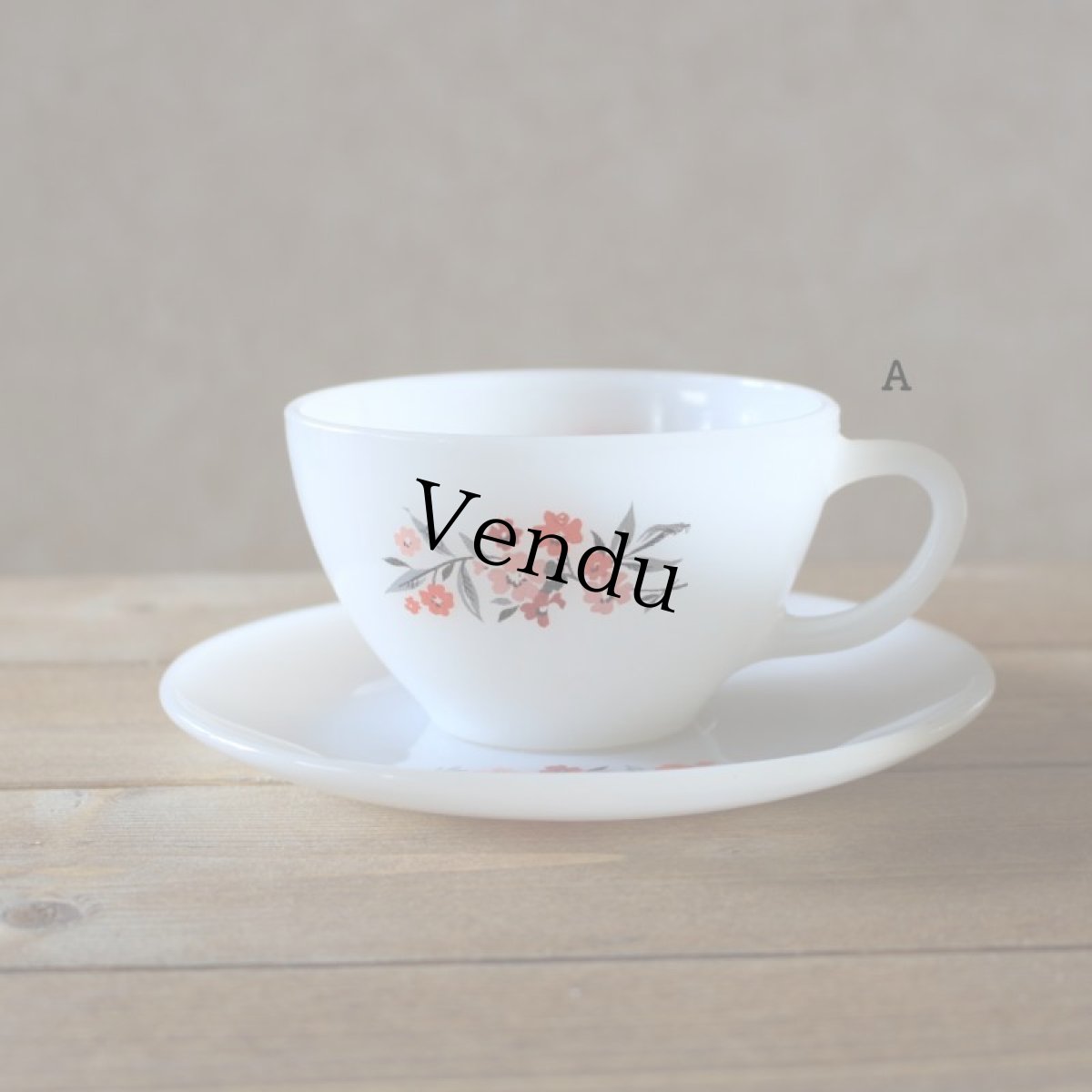 画像2: Fire King Primrose Tea Cup&saucer (2)