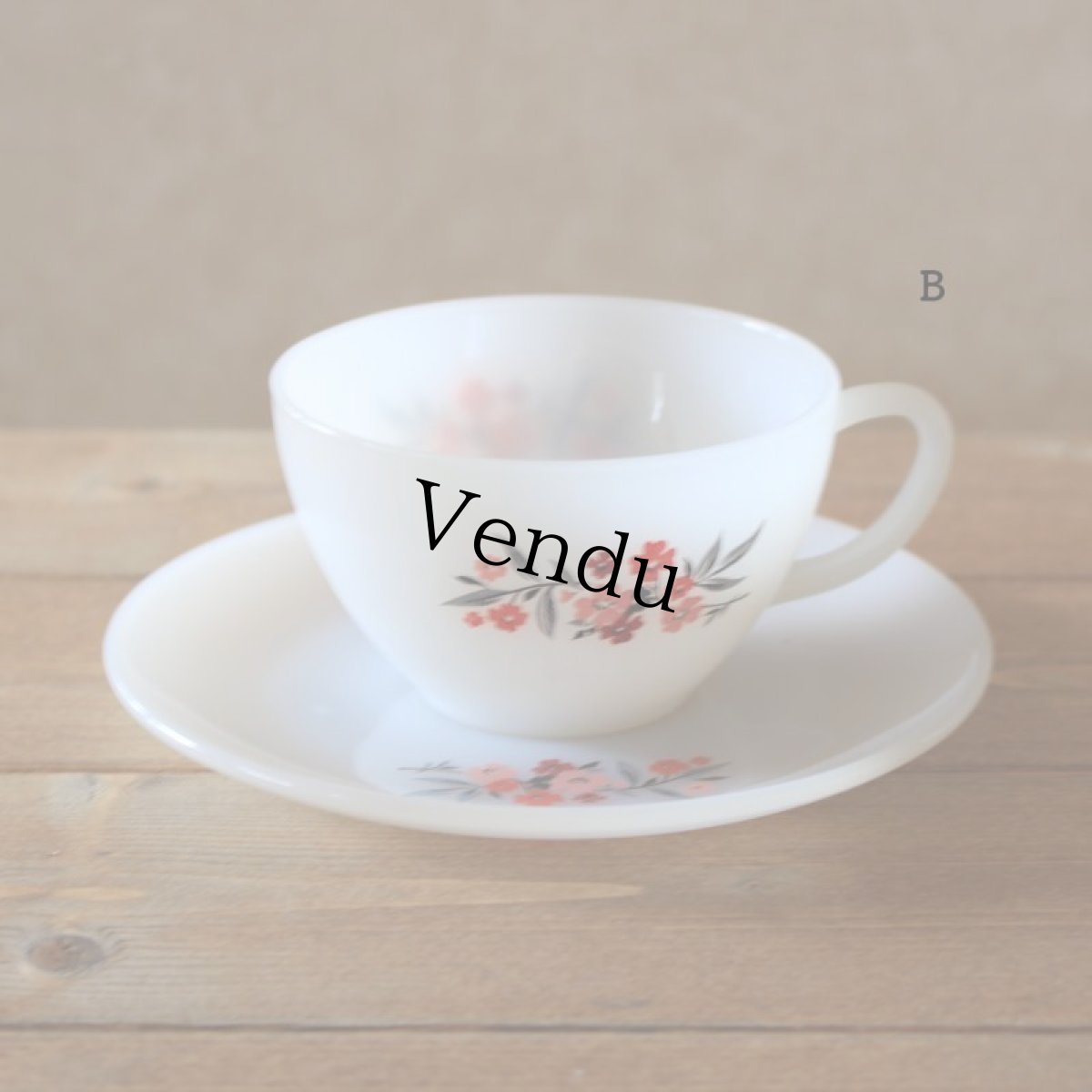 画像8: Fire King Primrose Tea Cup&saucer (8)