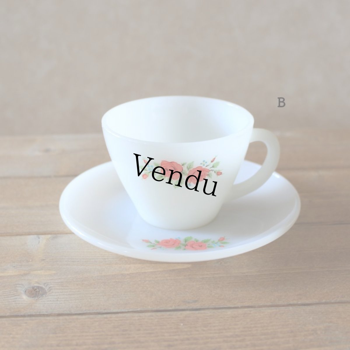 画像8: Fire King ANCHOR HOCKING  Cup&saucer＊ (8)