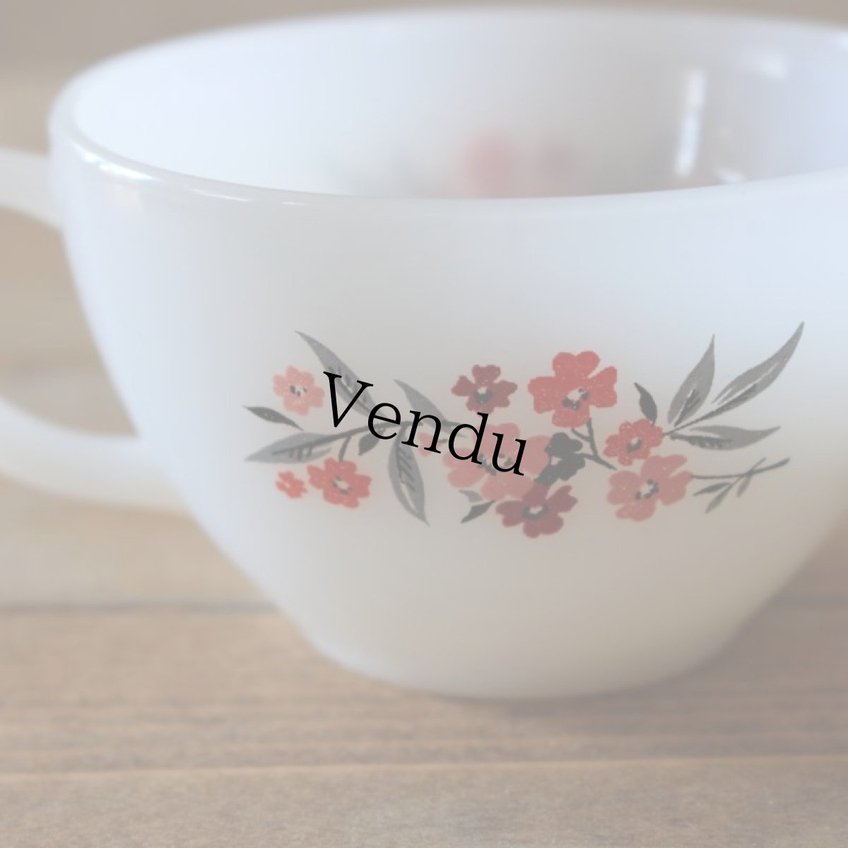 画像10: Fire King Primrose Tea Cup&saucer (10)