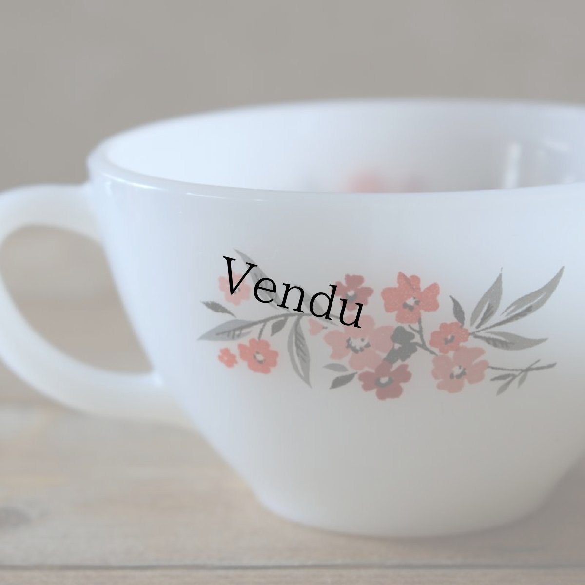 画像4: Fire King Primrose Tea Cup&saucer (4)