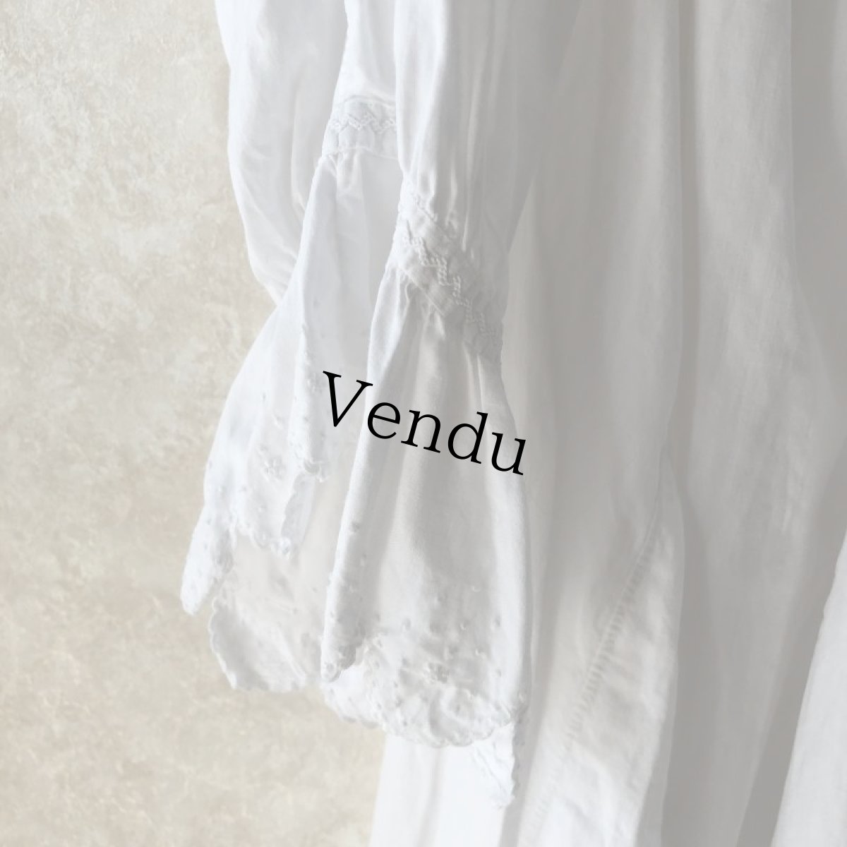 画像13: アンティーク フレンチワンピース (13)