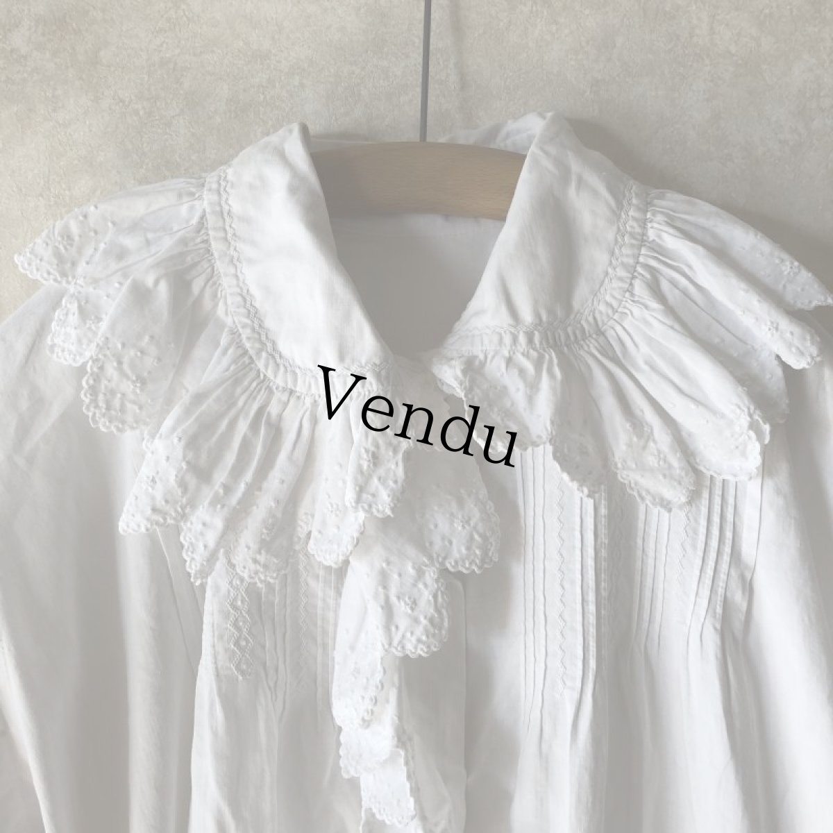 画像6: アンティーク フレンチワンピース (6)