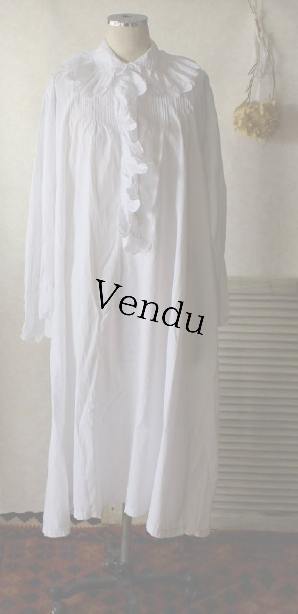 画像2: アンティーク フレンチワンピース (2)