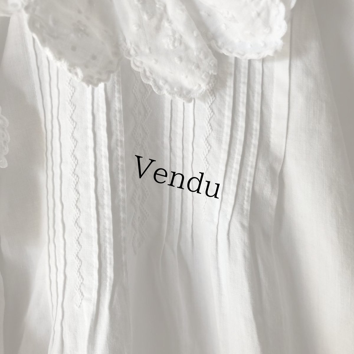 画像8: アンティーク フレンチワンピース (8)