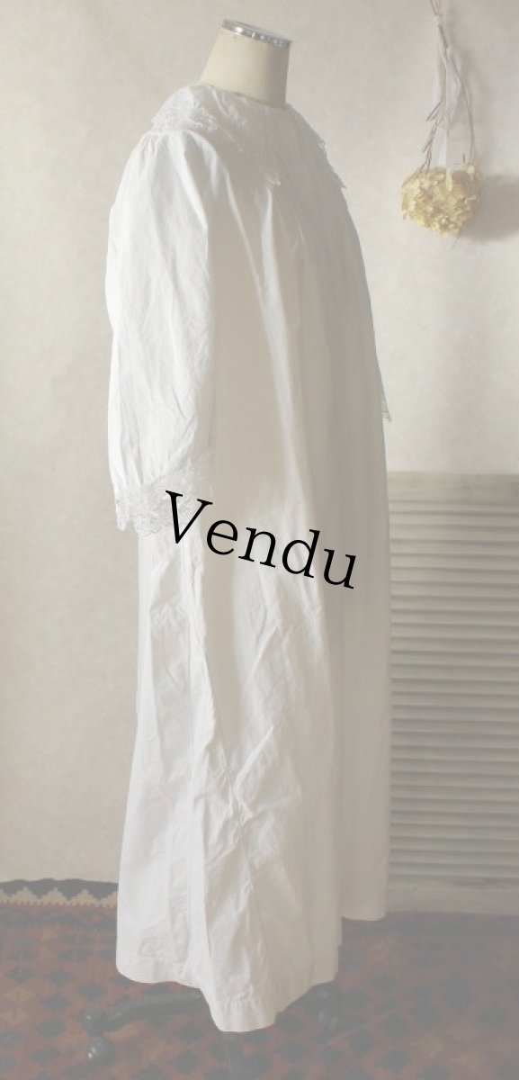 画像3: アンティーク フレンチワンピース (3)