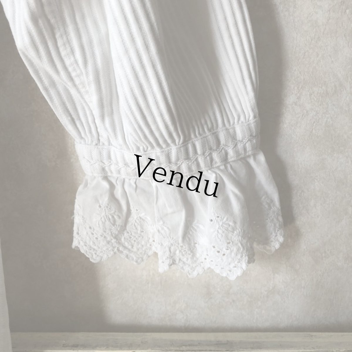 画像11: アンティーク フレンチワンピース (11)