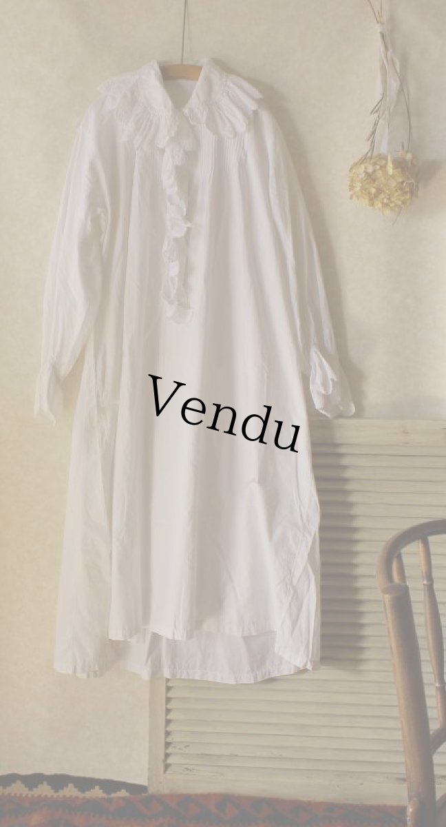 画像15: アンティーク フレンチワンピース (15)