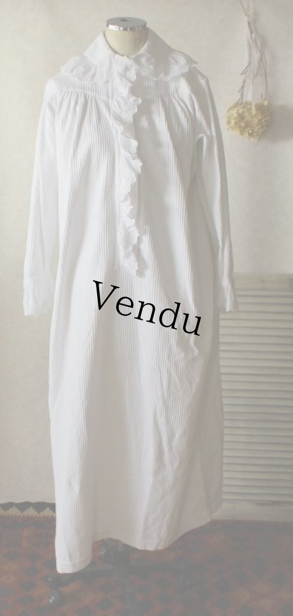 画像2: アンティーク フレンチワンピース (2)