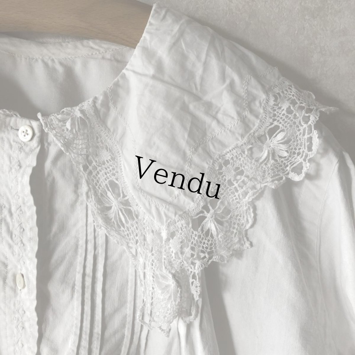 画像7: アンティーク フレンチワンピース (7)