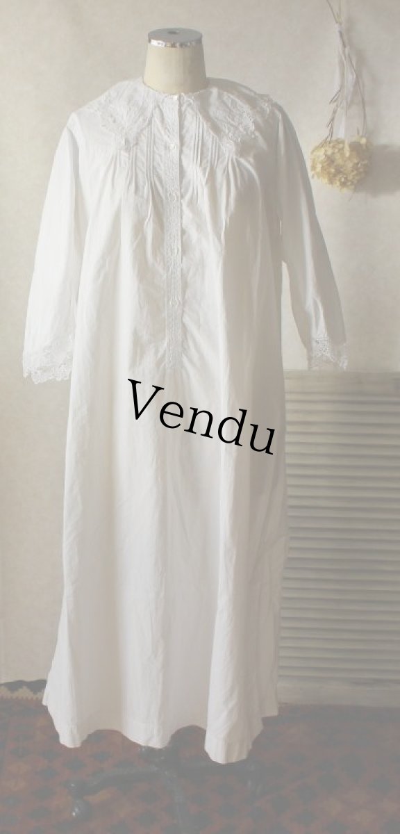 画像2: アンティーク フレンチワンピース (2)