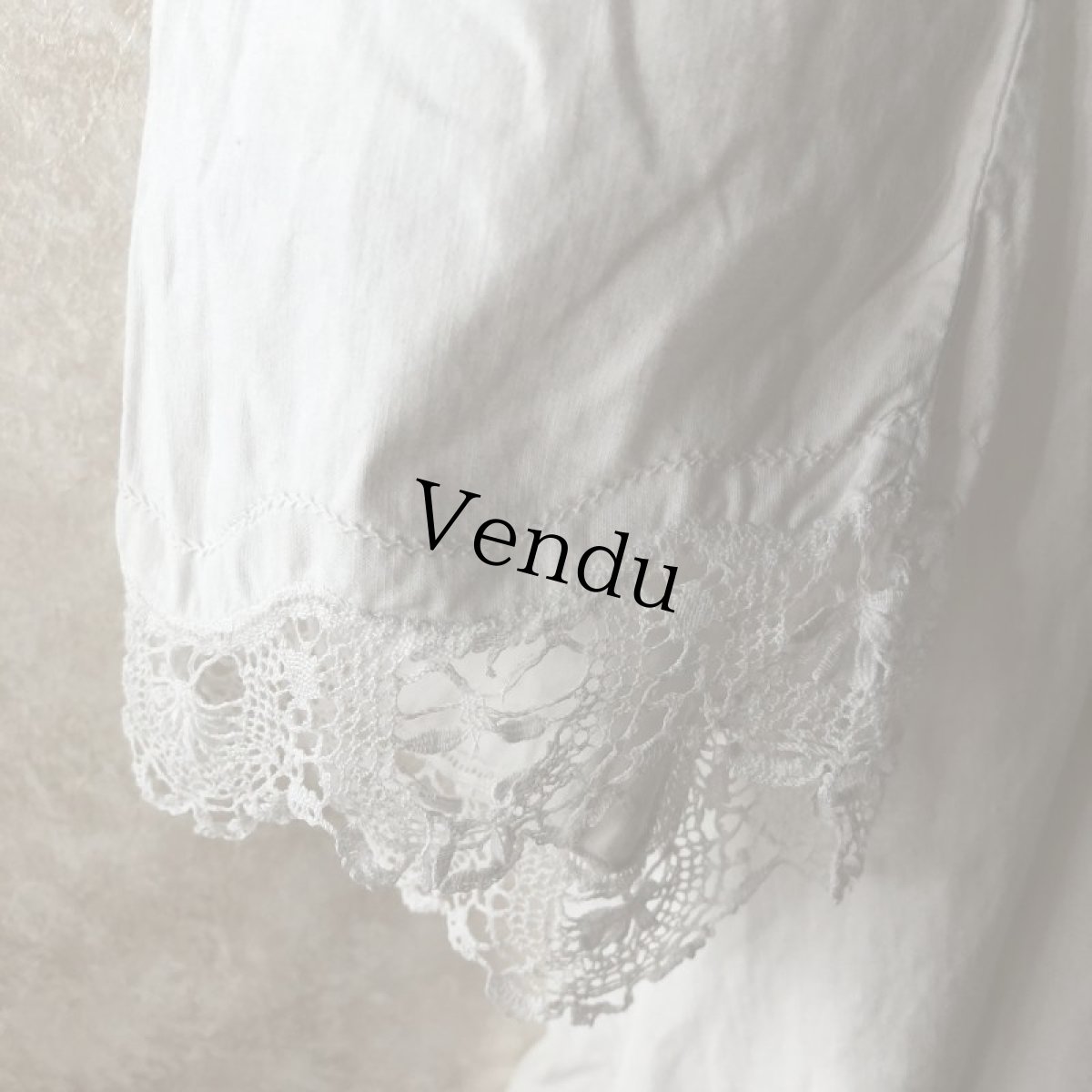 画像10: アンティーク フレンチワンピース (10)