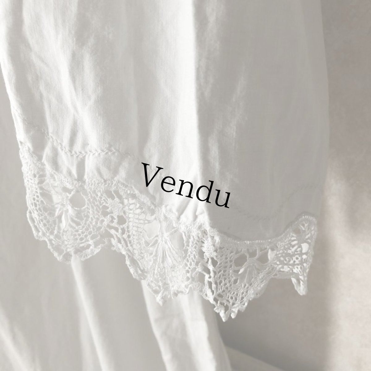 画像9: アンティーク フレンチワンピース (9)