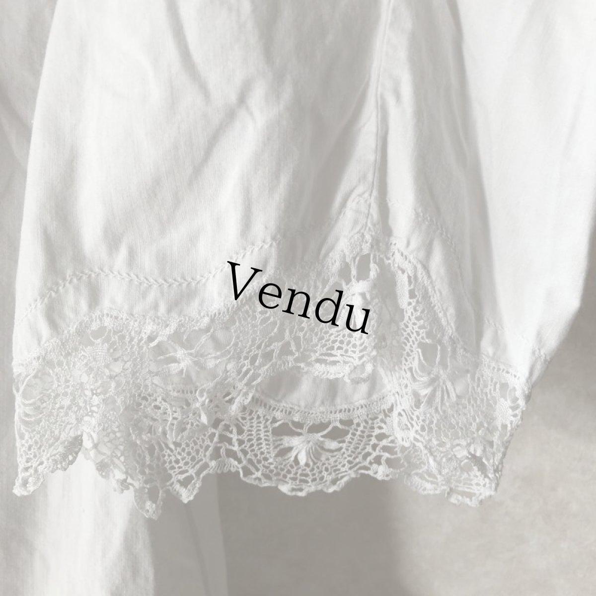 画像12: アンティーク フレンチワンピース (12)