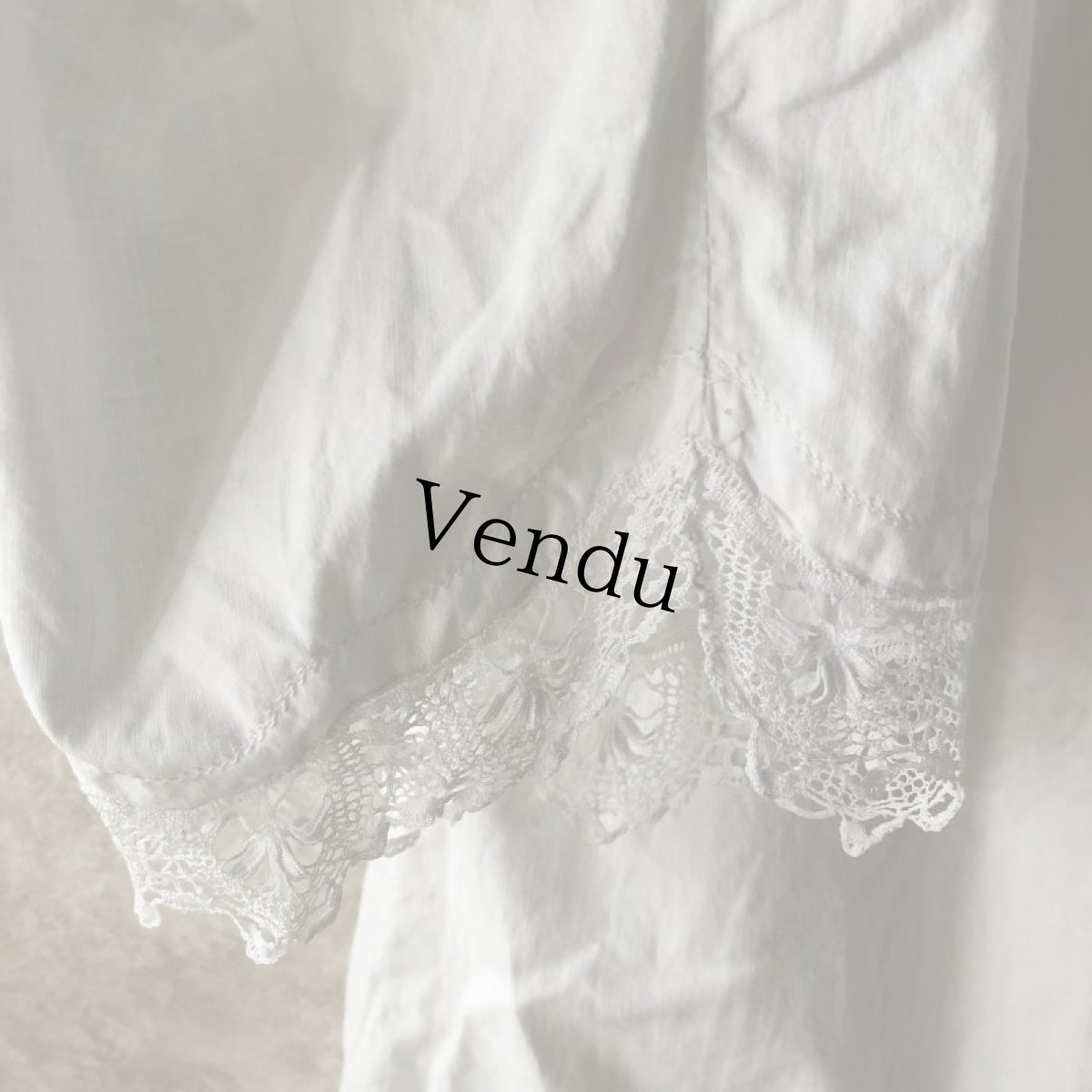 画像13: アンティーク フレンチワンピース (13)