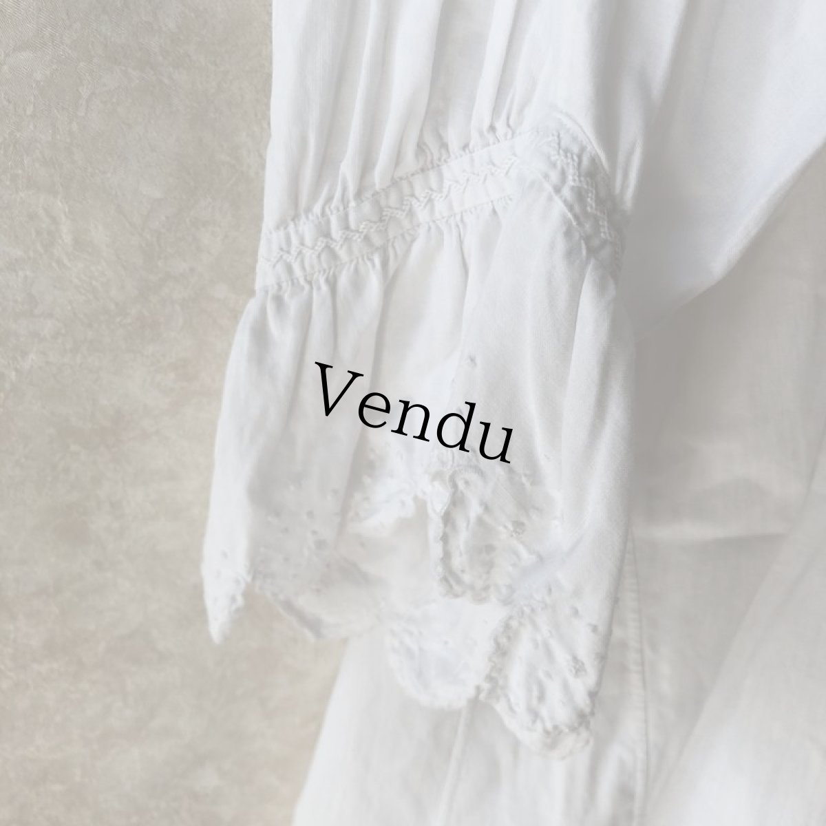 画像10: アンティーク フレンチワンピース (10)