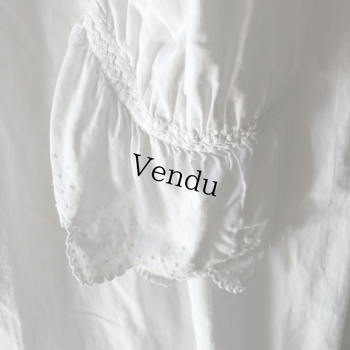 画像14: アンティーク フレンチワンピース (14)