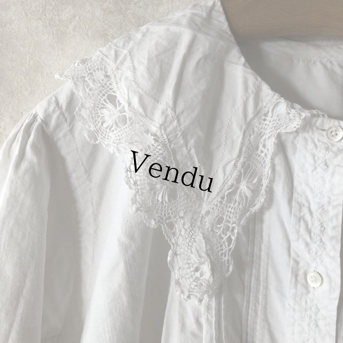 画像6: アンティーク フレンチワンピース (6)