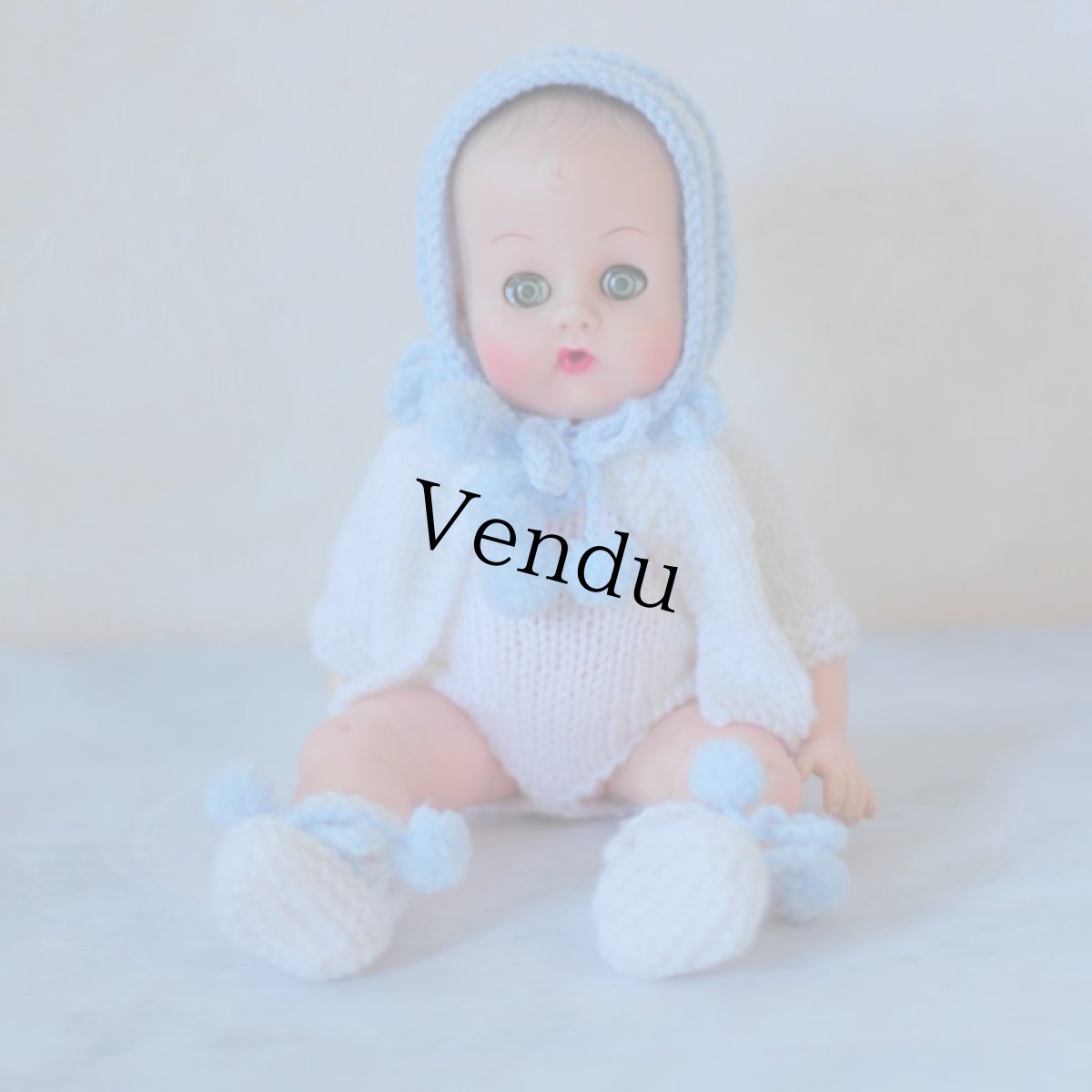 画像2: ハードプラスチックスリープアイ ベビードール (2)