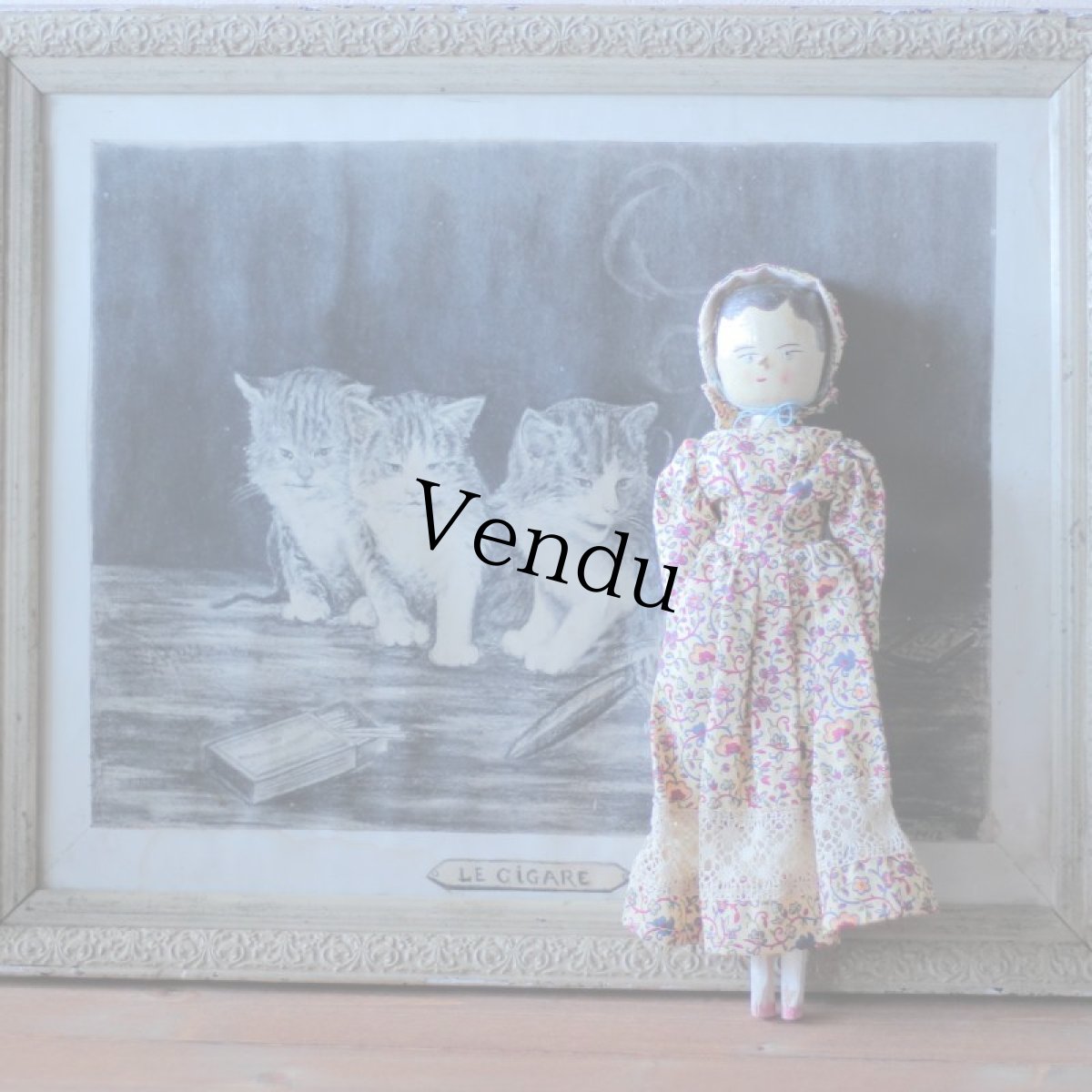 画像1: wooden peg doll＊ (1)