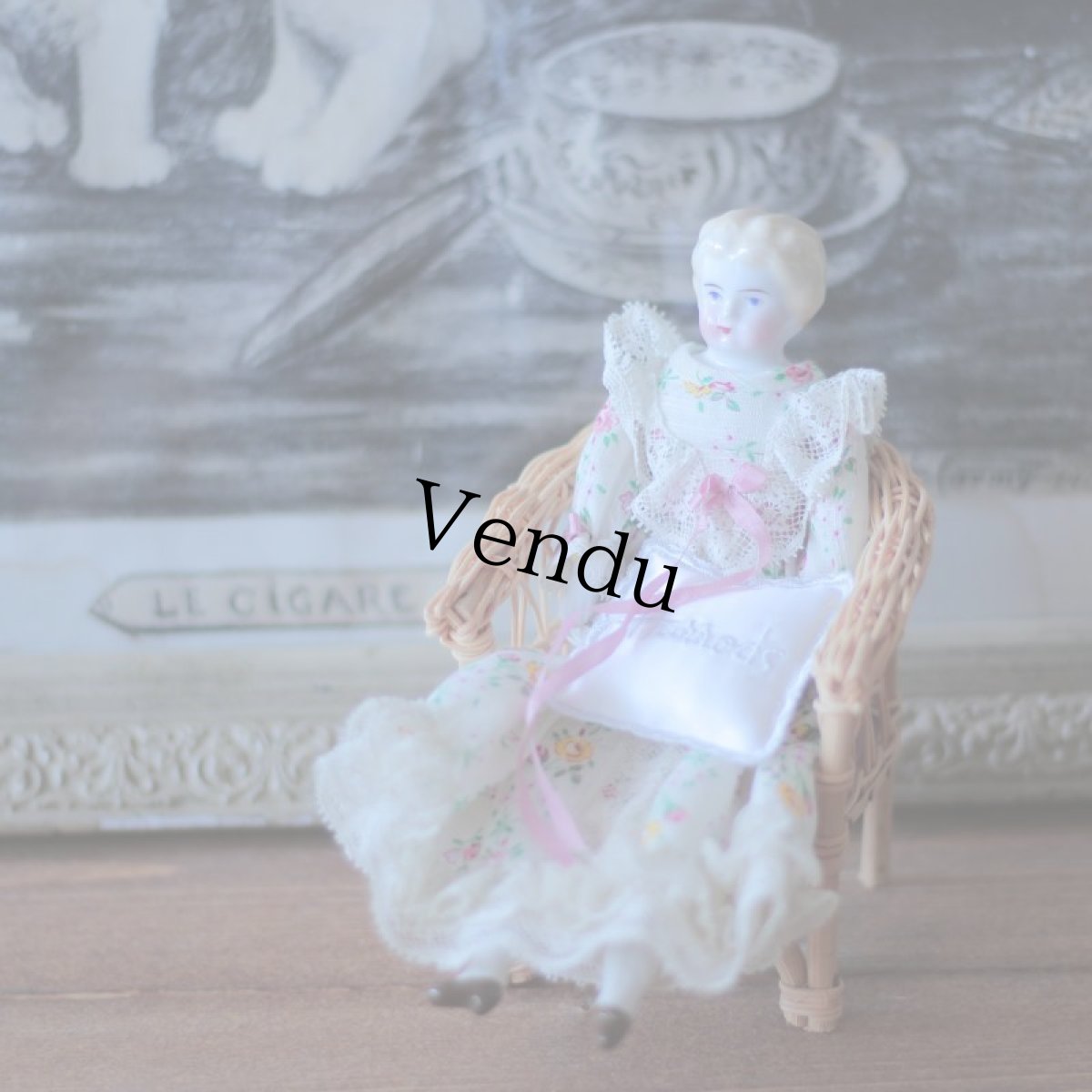 画像5: Harrods 籐チェア (5)