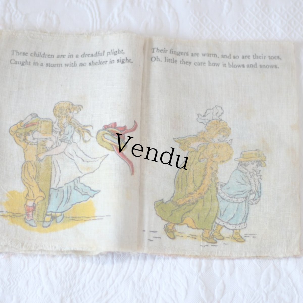 画像5: Ring-Round A-Rosy/Kate Greenaway CLOTH BOOK (5)