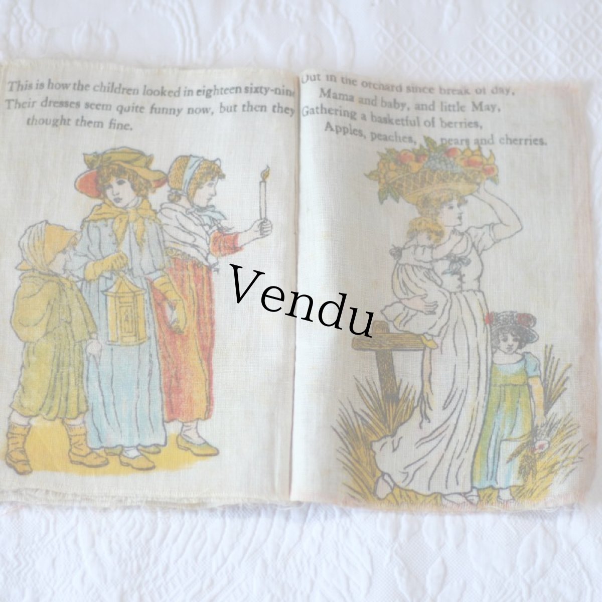 画像6: Ring-Round A-Rosy/Kate Greenaway CLOTH BOOK (6)