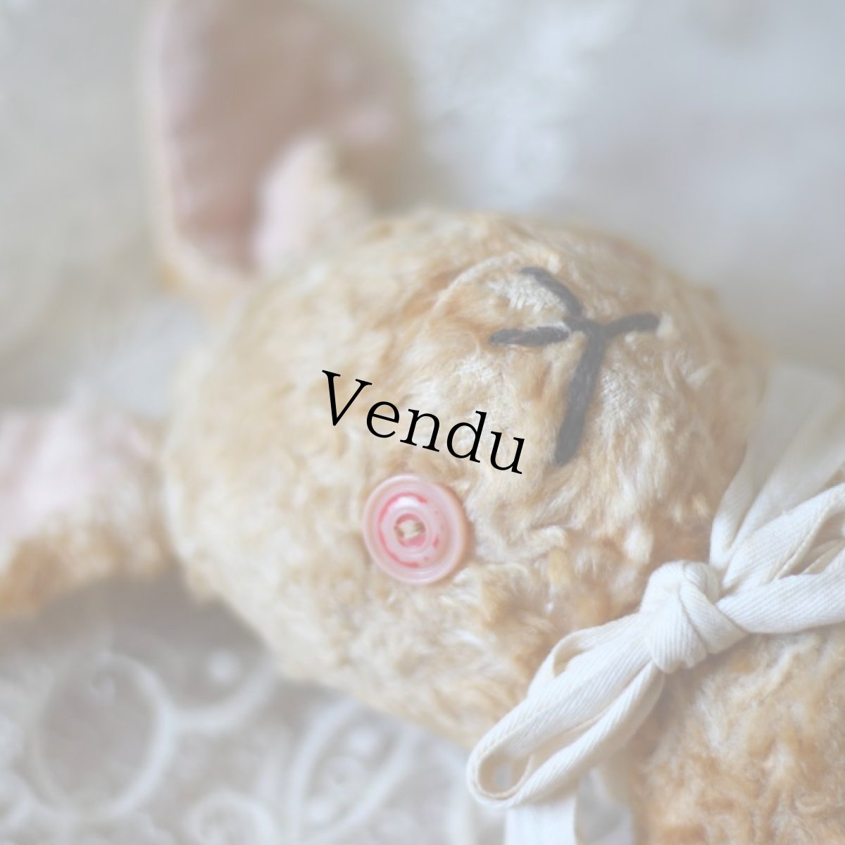 画像4: Rabbit Bear / ボタンアイのラビット アンティークラビット (4)