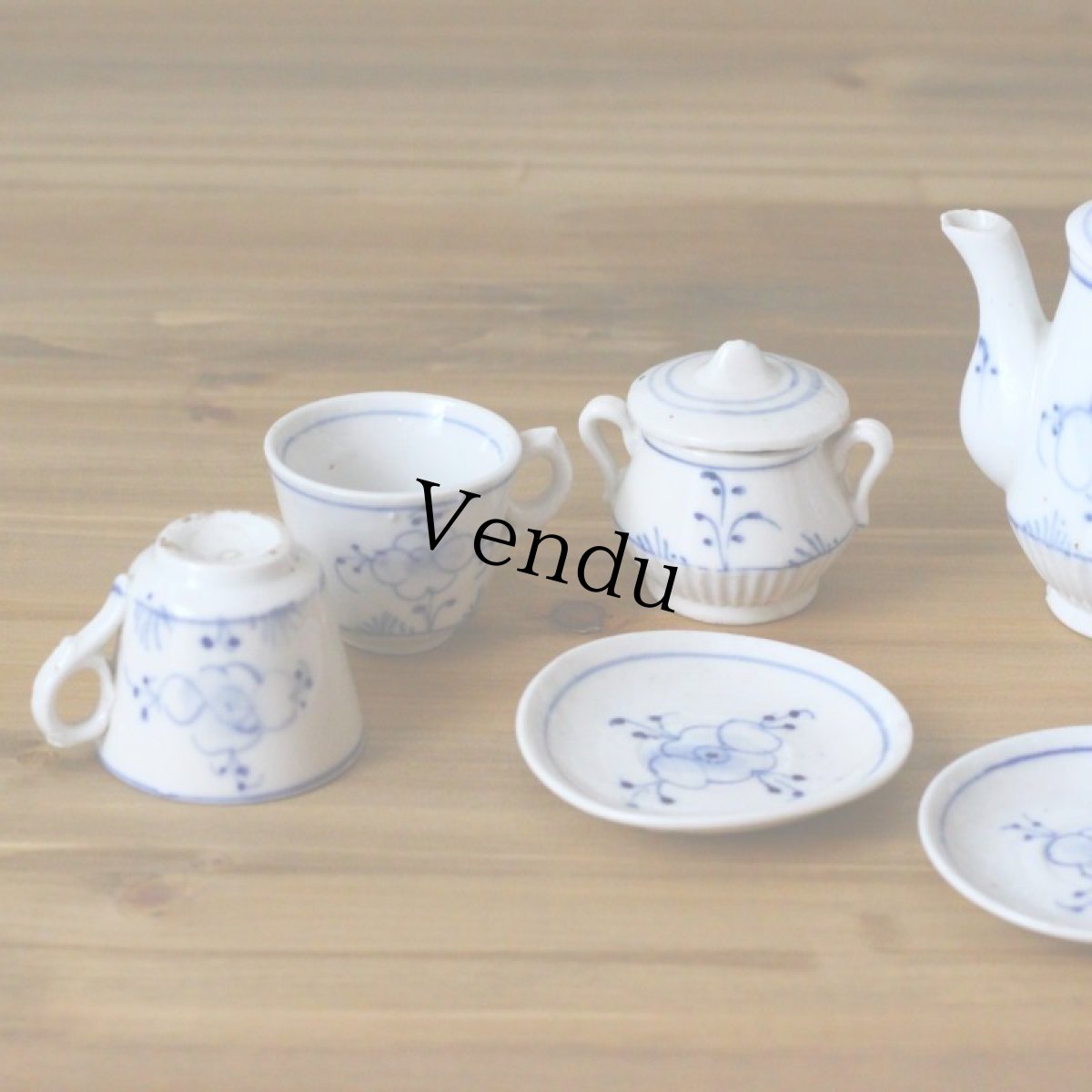 画像10: サキソニー柄 おままごとティーセット/Doll house Child Teaset＊ (10)