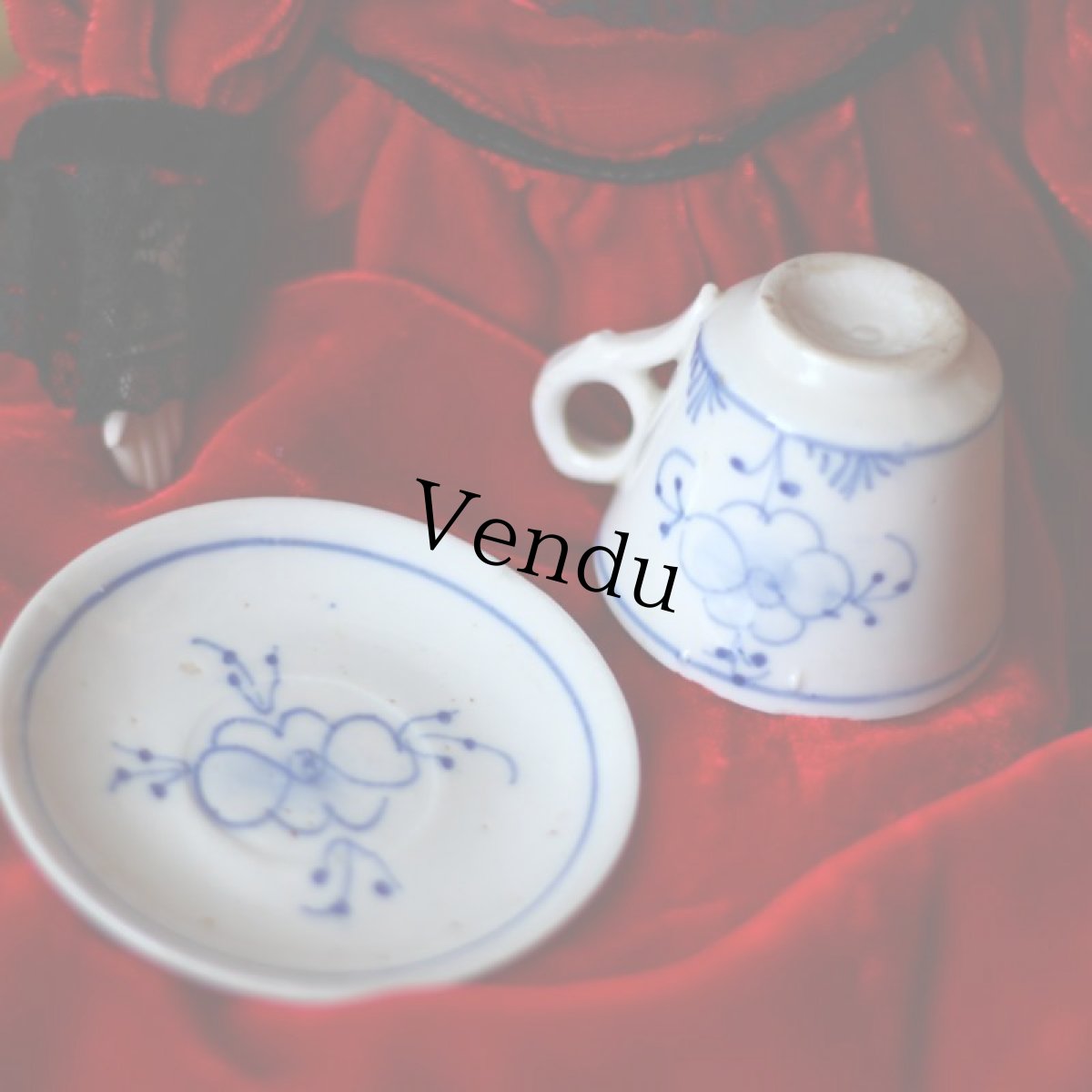 画像4: サキソニー柄 おままごとティーセット/Doll house Child Teaset＊ (4)