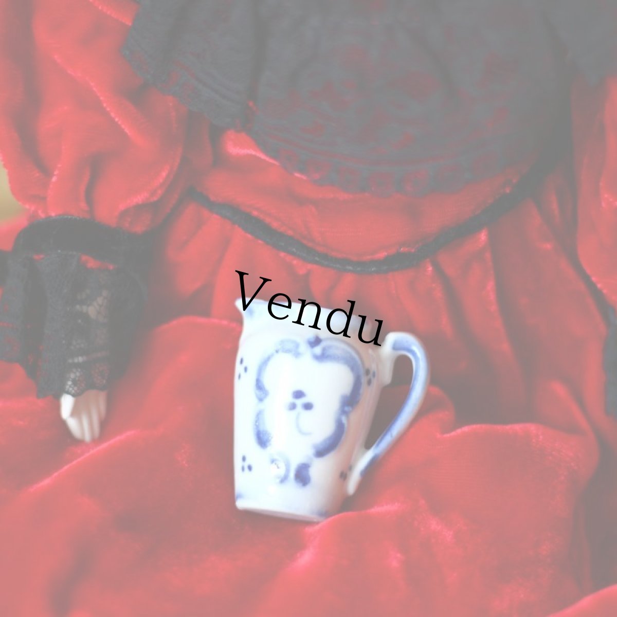 画像5: サキソニー柄 おままごとティーセット/Doll house Child Teaset＊ (5)