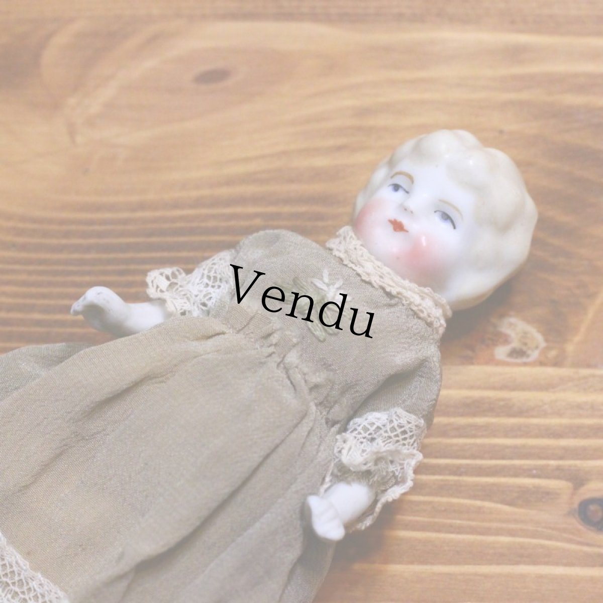 画像4: ロシア作家によるドレスを身につけたチャイナヘッドドール (4)