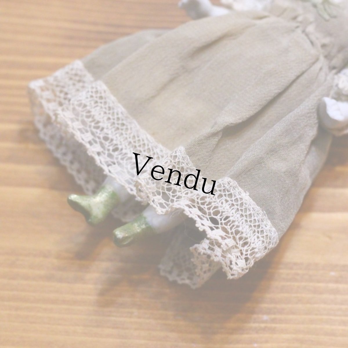 画像5: ロシア作家によるドレスを身につけたチャイナヘッドドール (5)