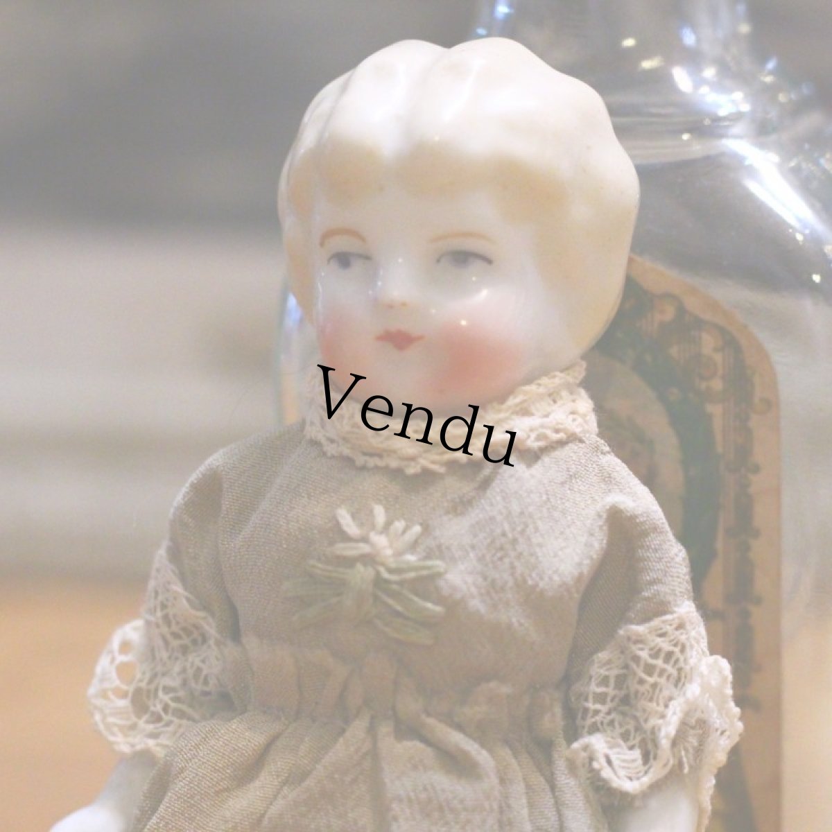 画像2: ロシア作家によるドレスを身につけたチャイナヘッドドール (2)