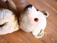 画像10: イギリス アンティークベア モヘアレス 1920s (10)