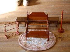 画像1: アンティークドールハウス家具セット＊ (1)