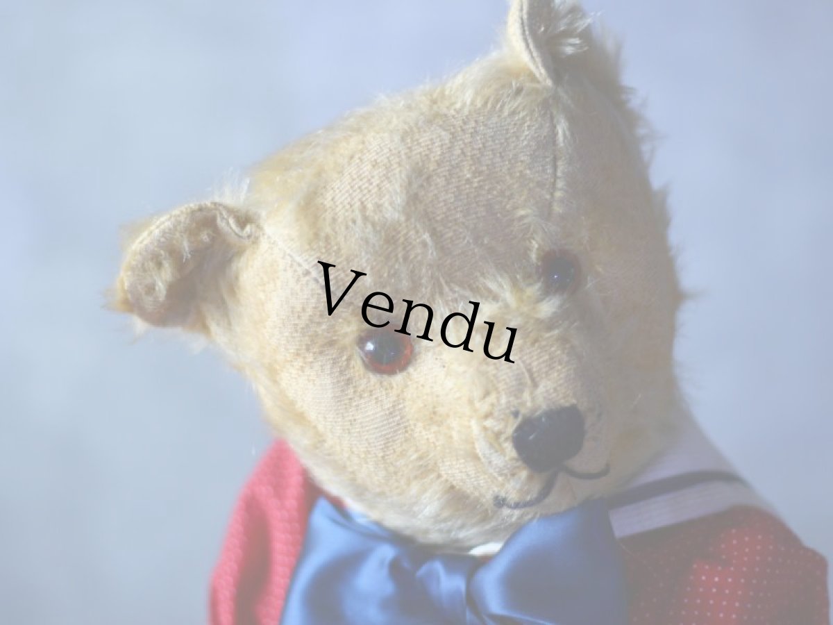 画像2: セーラーカラーのアンティークベア (2)