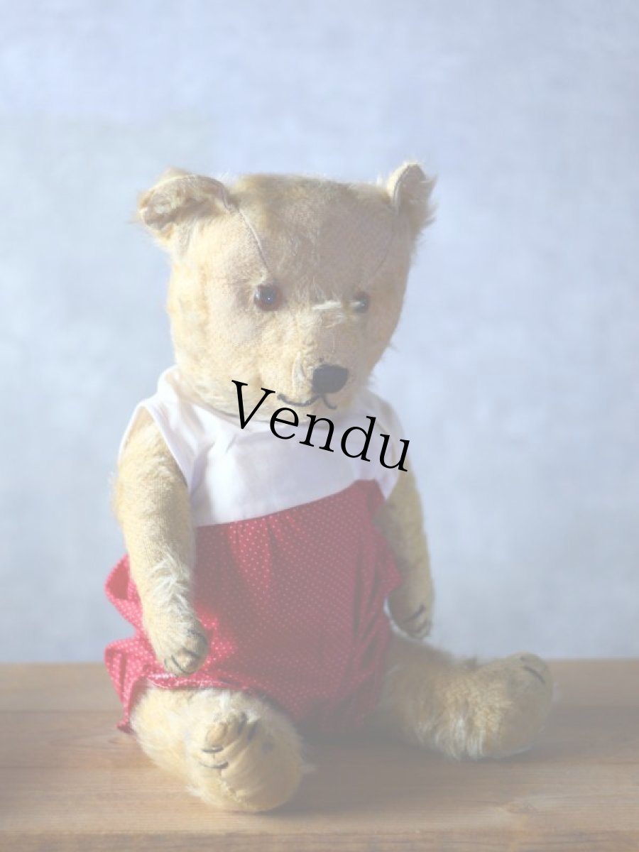 画像5: セーラーカラーのアンティークベア (5)