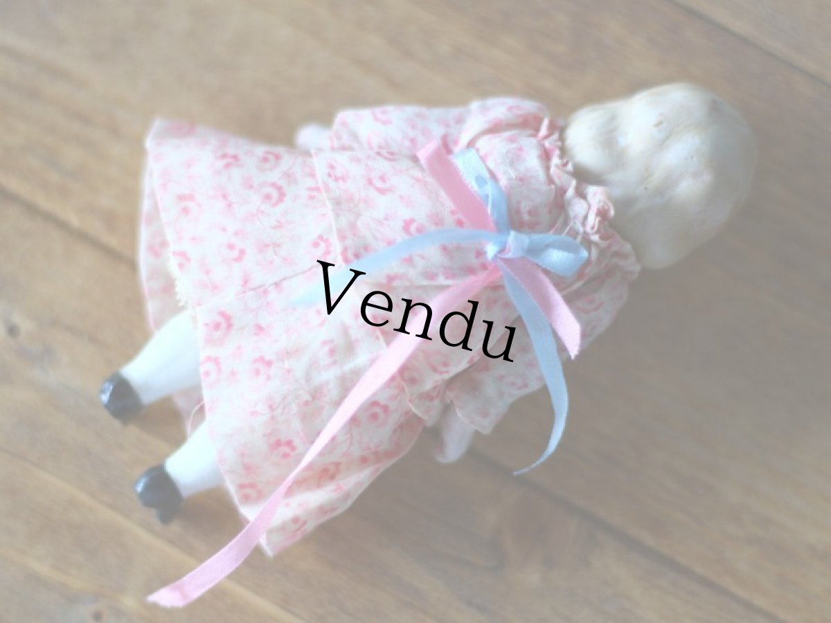 画像4: ブルーリボンのビスクドール＊ (4)