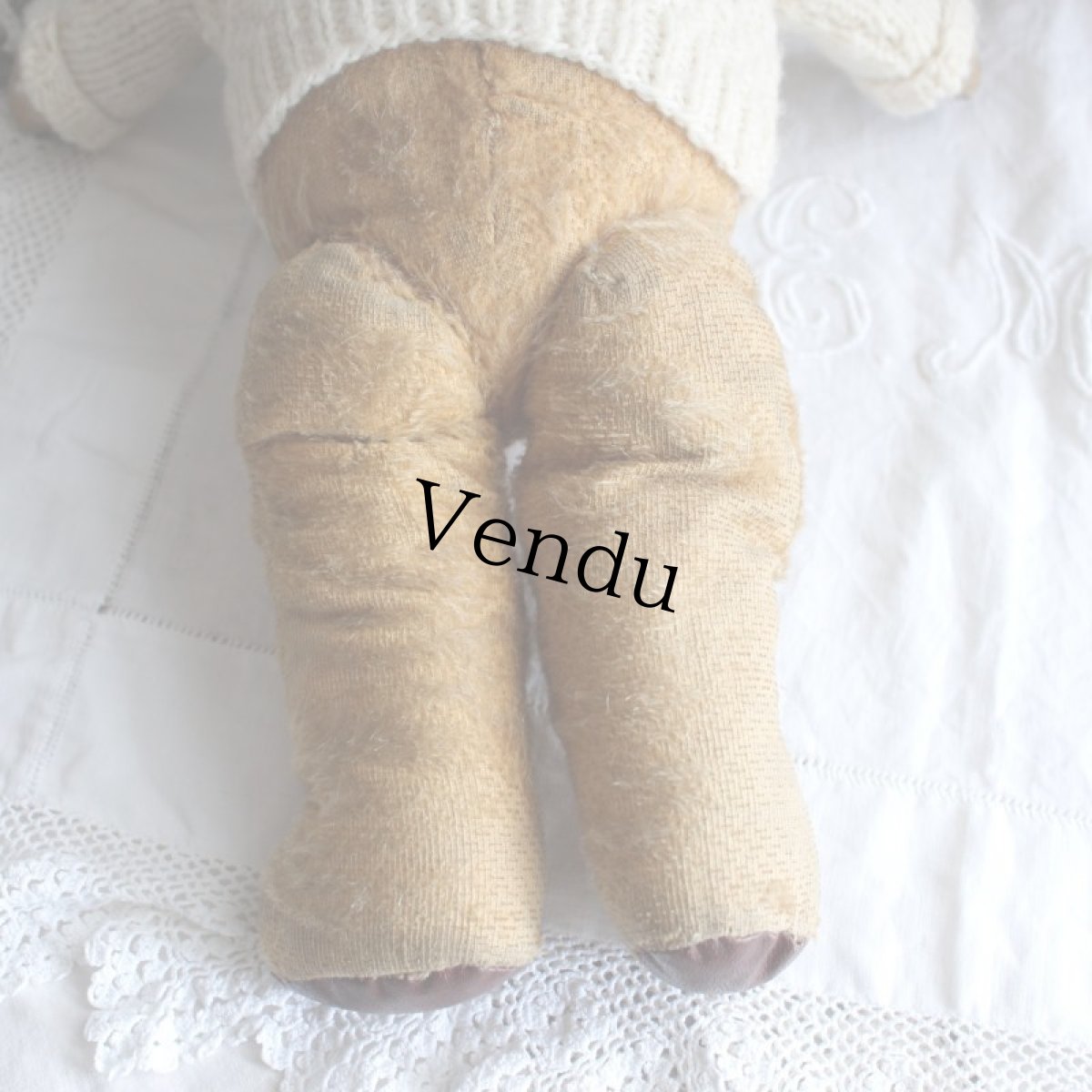 画像5: イギリスアンティーク テディベア  335 (5)