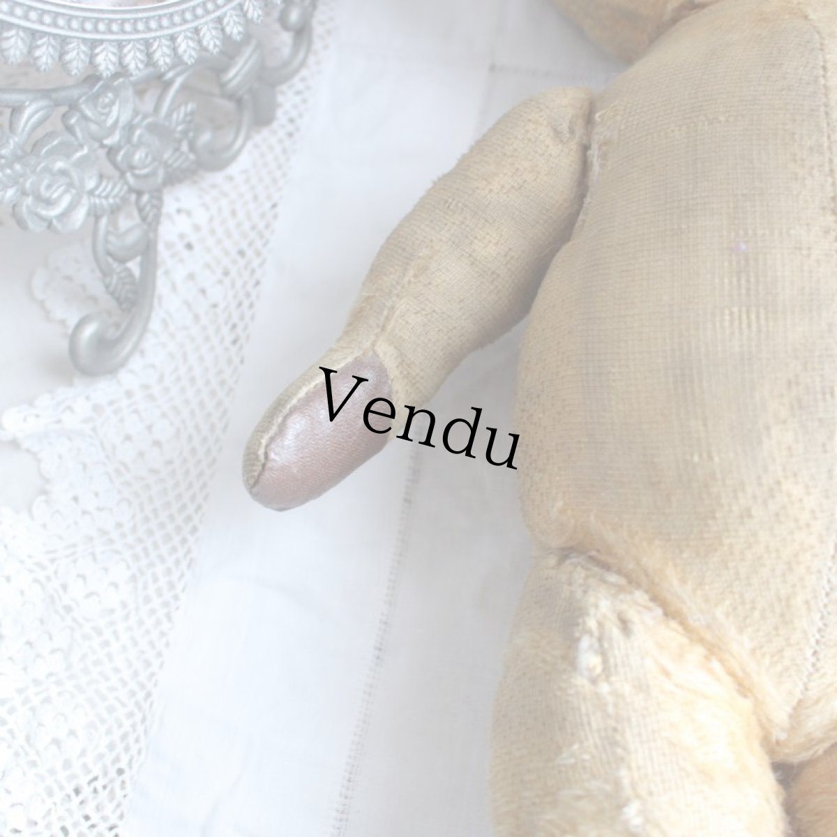 画像7: イギリスアンティーク テディベア  335 (7)