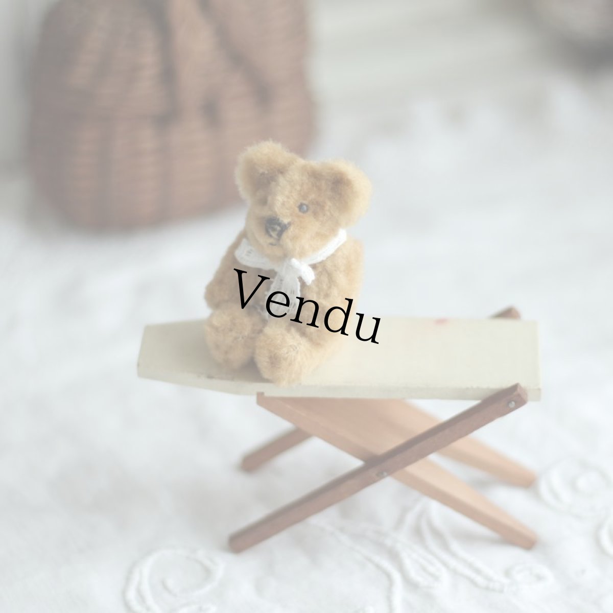 画像1: アンティークミニチュアテディベア  342 (1)