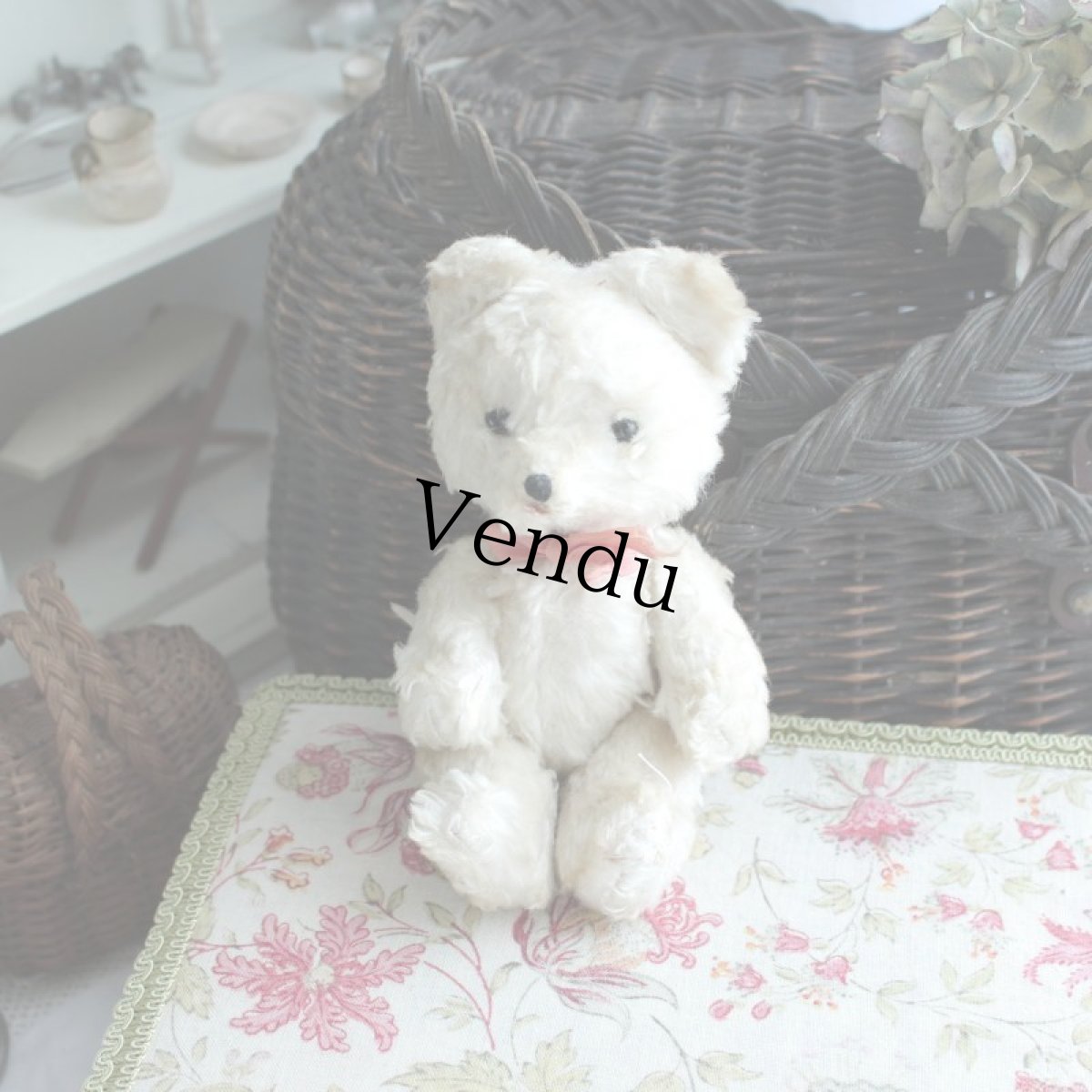 画像1: イギリスアンティークテディベア  355 (1)