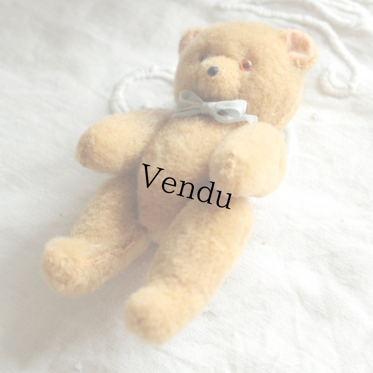 画像5: アンティーク小さい小さいテディベア  372 (5)