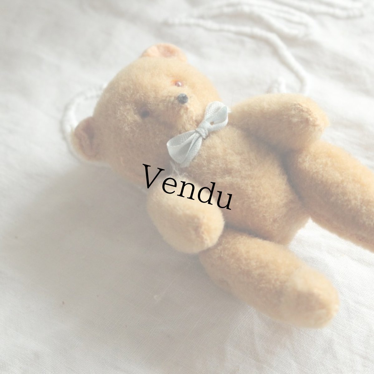 画像6: アンティーク小さい小さいテディベア  372 (6)