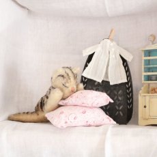 画像1: Antique Steiff Floppy Kitty#2 (1)