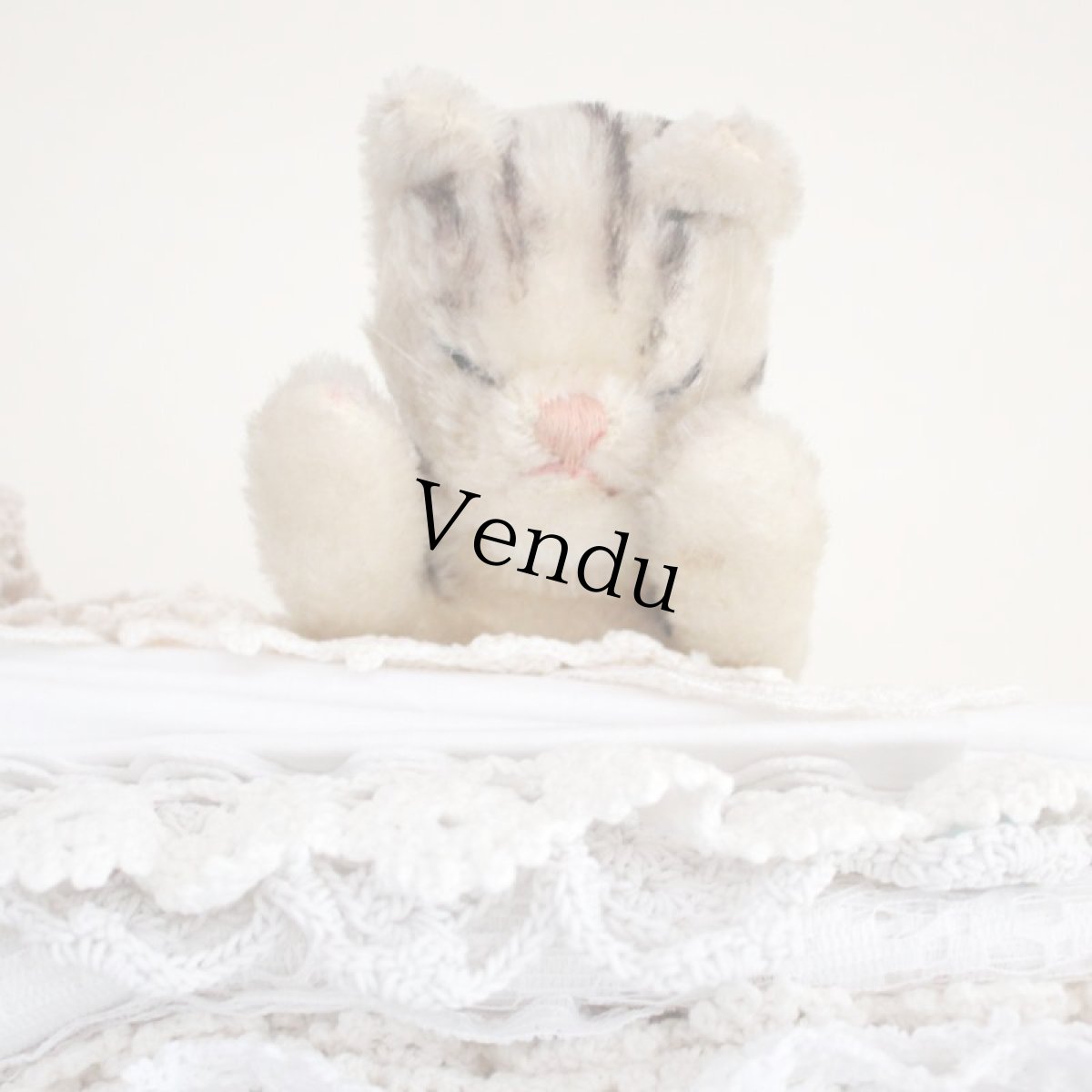 画像3: Antique Steiff Floppy Kitty#2 (3)