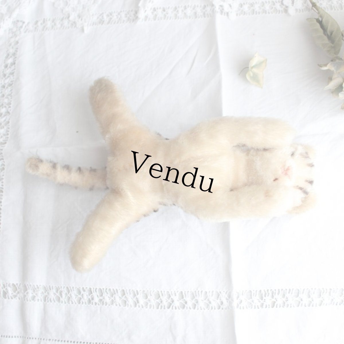 画像6: Antique Steiff Floppy Kitty#2 (6)